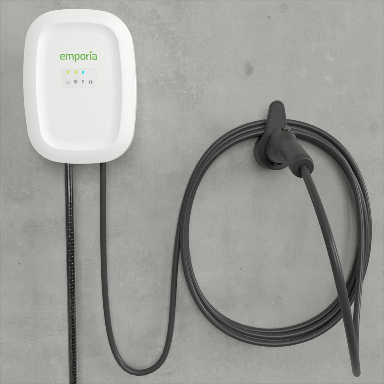 Emporia 48A Level 2 EV Charger – 11.5kW, Smart WiFi, UL Listed, 24ft Cable - Image 5