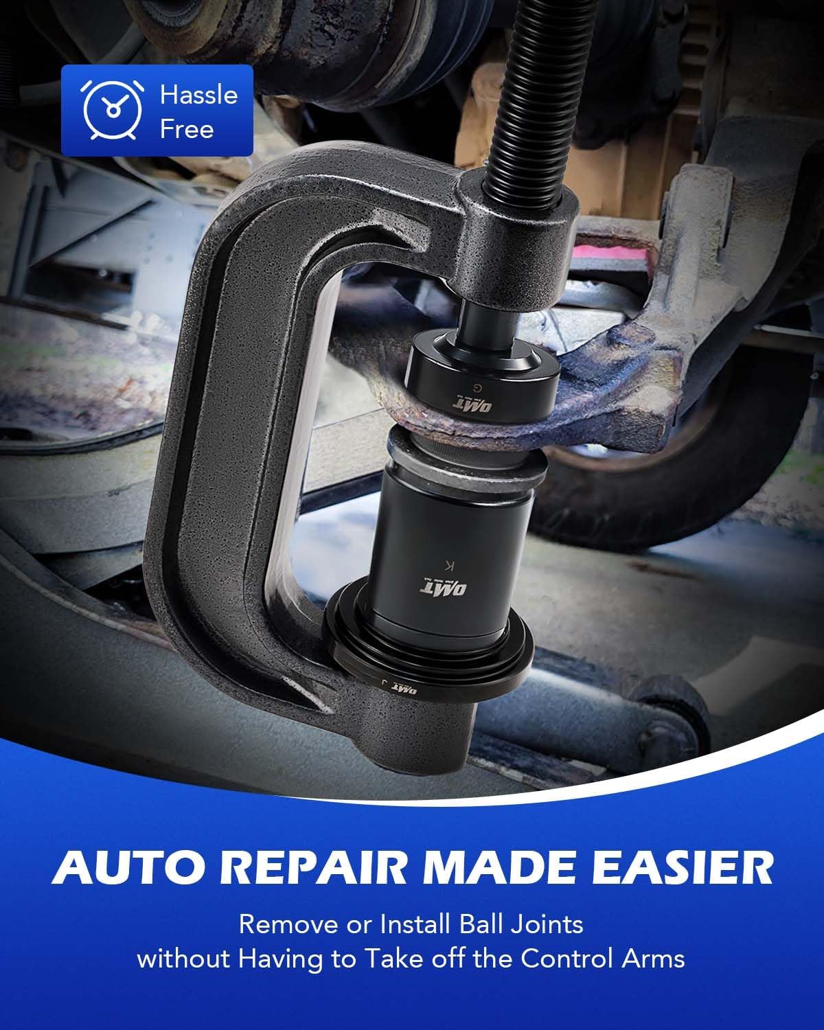 Orion Motor Tech Heavy Duty Ball Joint & U Joint Tool Kit for 2WD/4WD Trucks - Image 2