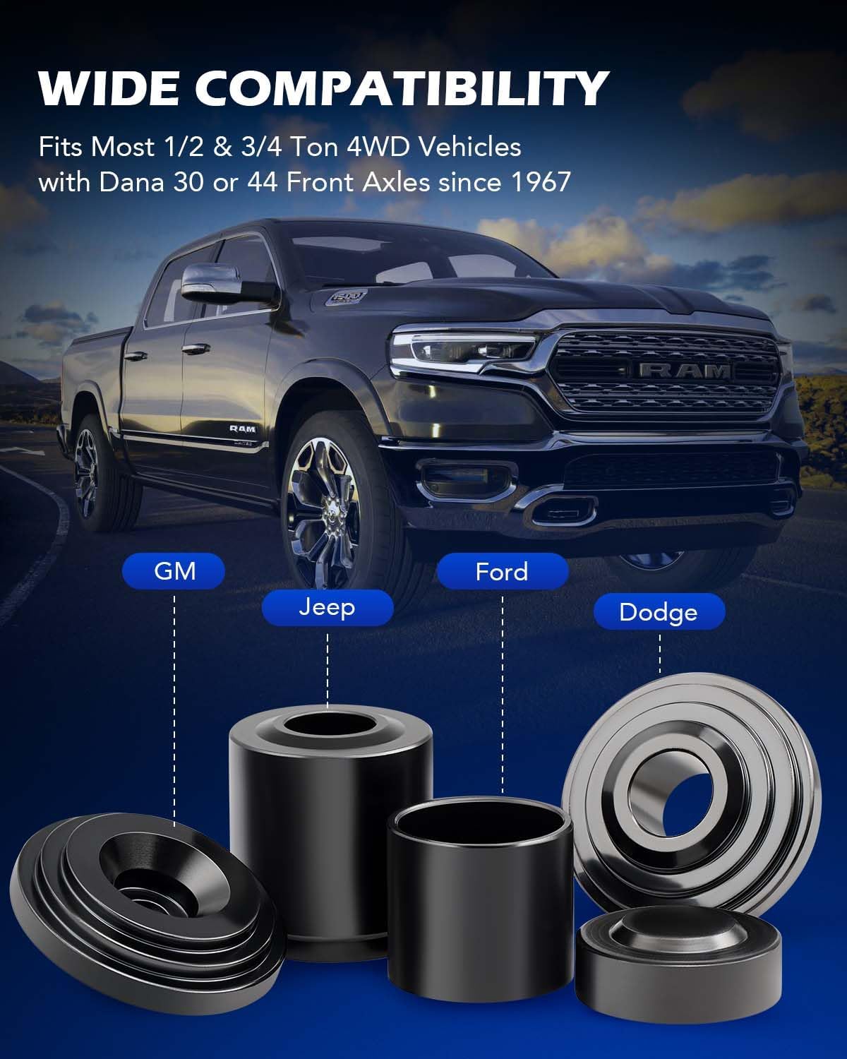 Orion Motor Tech Heavy Duty Ball Joint & U Joint Tool Kit for 2WD/4WD Trucks - Image 4