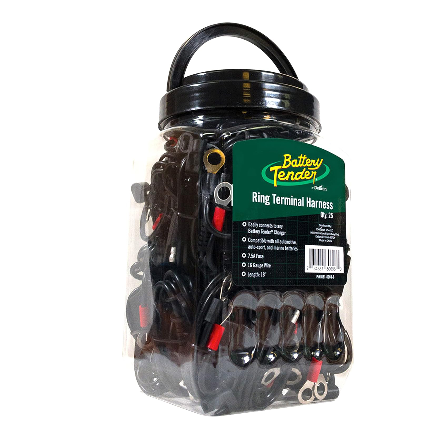 Battery Tender SAE Quick Disconnect Harness, 25-Pack, 18-Inch Adapter