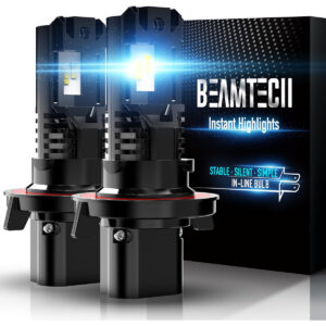 BEAMTECH H-13 9008 Off-Road & Fog Light Bulbs - 2 PCS, Bright LED Powersport