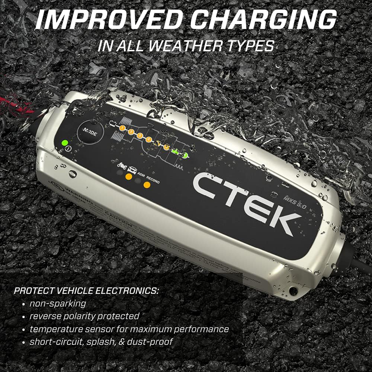 CTEK MXS 5.0 12V Smart Battery Charger – Auto Maintenance & Repair - Image 2