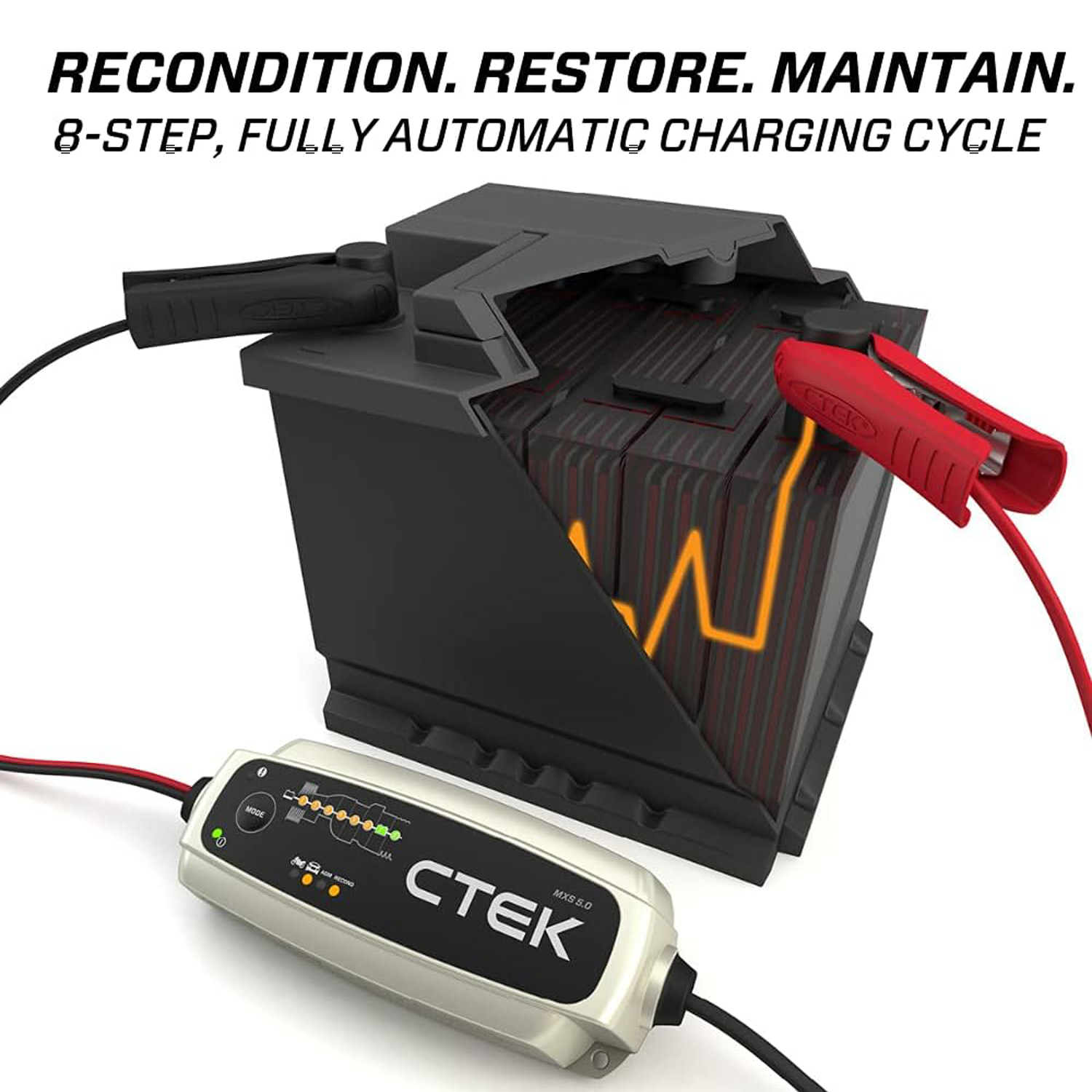 CTEK MXS 5.0 12V Smart Battery Charger – Auto Maintenance & Repair - Image 5