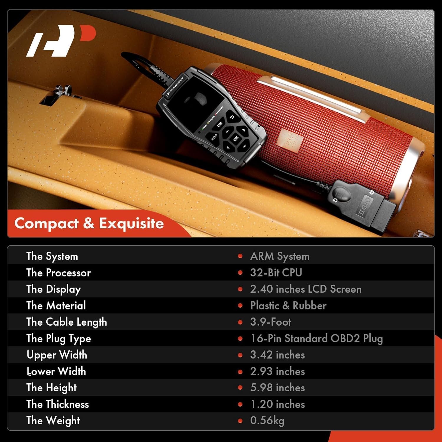 A-Premium AD200 OBD2 Scanner – Pro Car Diagnostic & Code Reader - Image 5