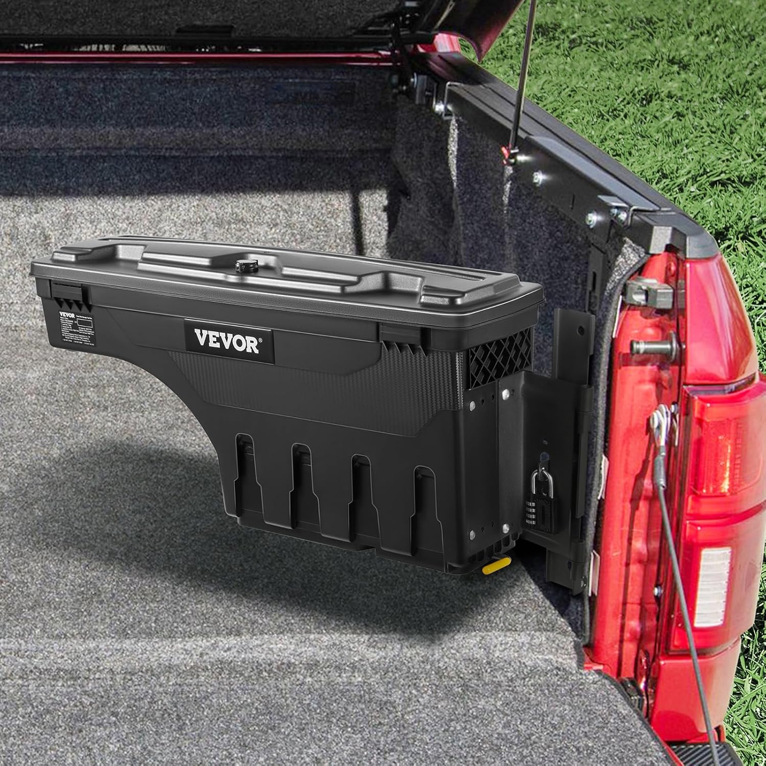 VEVOR Truck Bed Storage Box, Lockable & Waterproof, 6.6 Gal Tool Box for Ford F-150 - Image 3