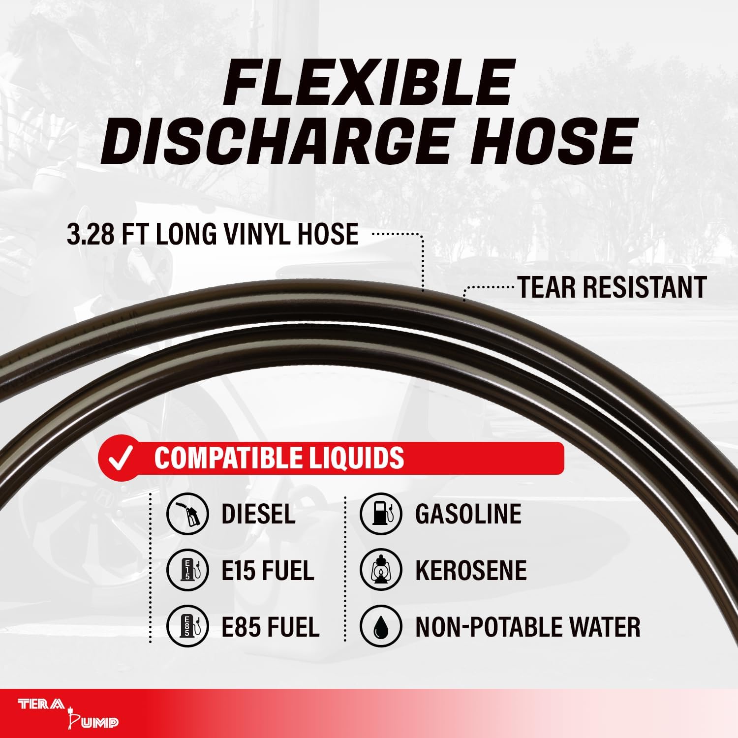 Tera Pump TRFA03 Battery-Powered Fuel Transfer Pump – 2.6 GPM, No-Spill Sensor - Image 4