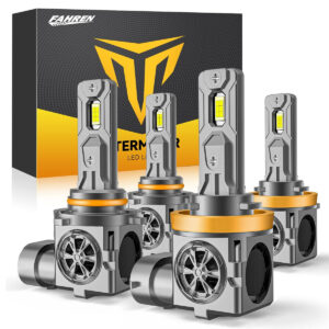 H11 9005 LED Bulbs Combo – 800% Brighter, 6500K Cool White, Plug & Play