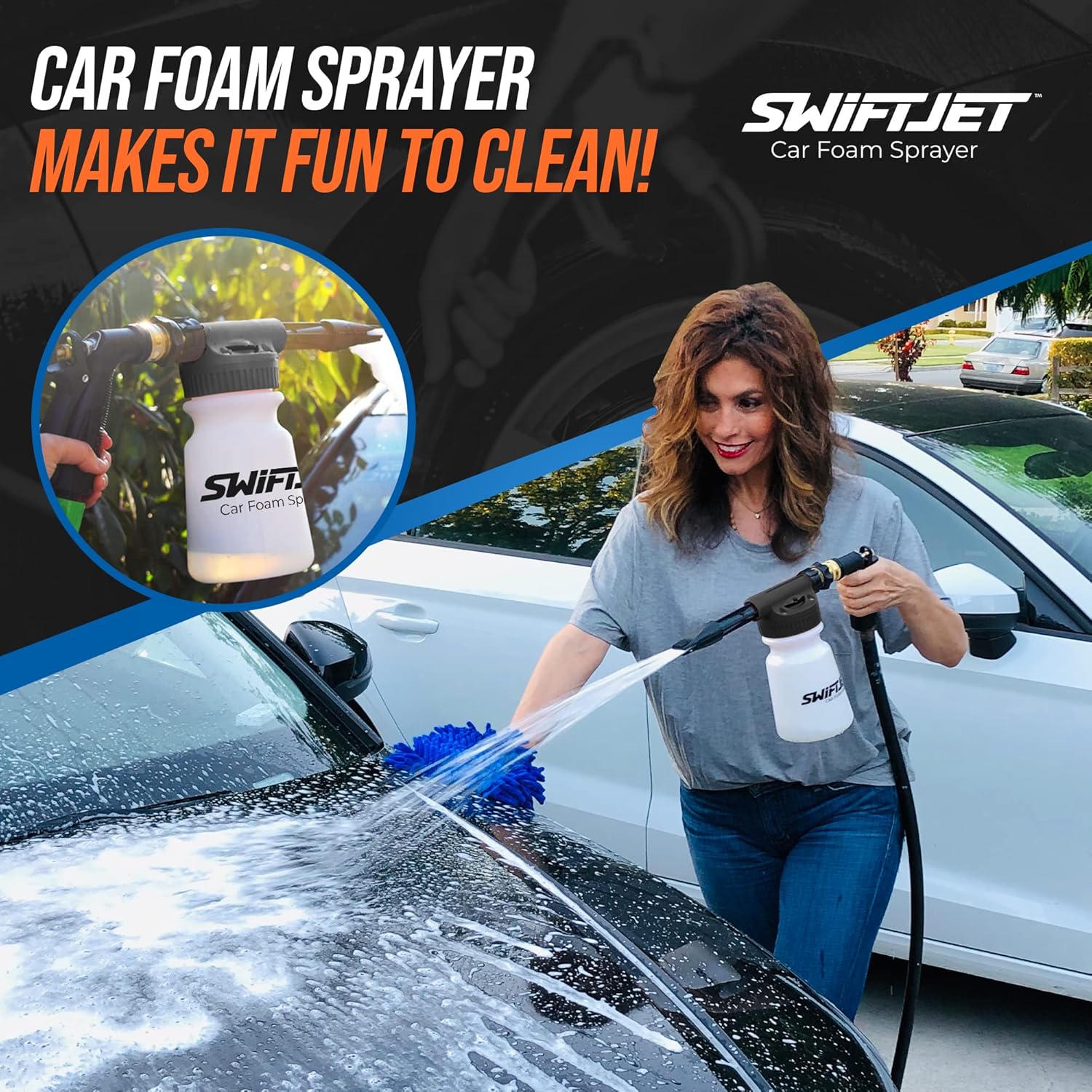 SwiftJet Foam Cannon Car Wash Kit – Adjustable Soap & Water Flow - Image 6