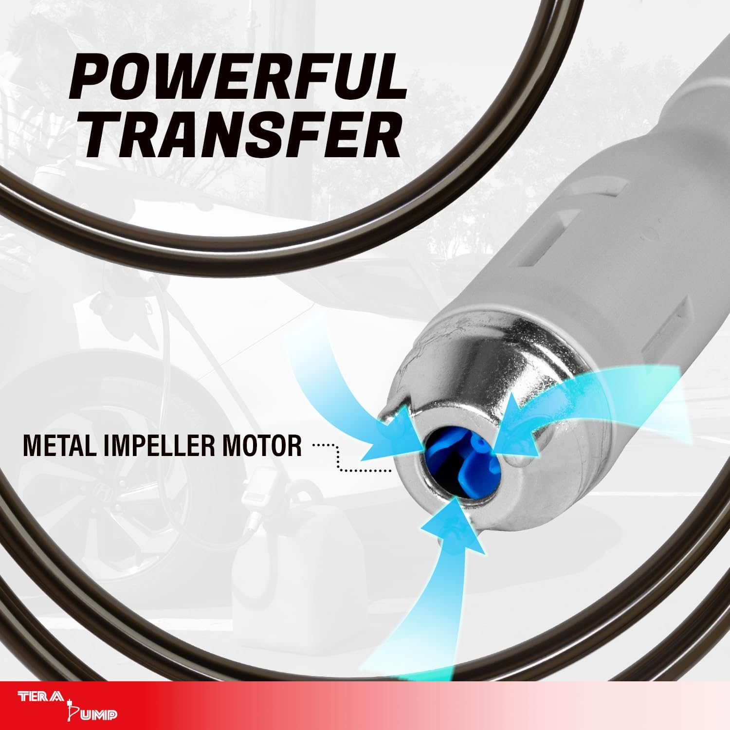 Tera Pump TRFA03 Battery-Powered Fuel Transfer Pump – 2.6 GPM, No-Spill Sensor - Image 5