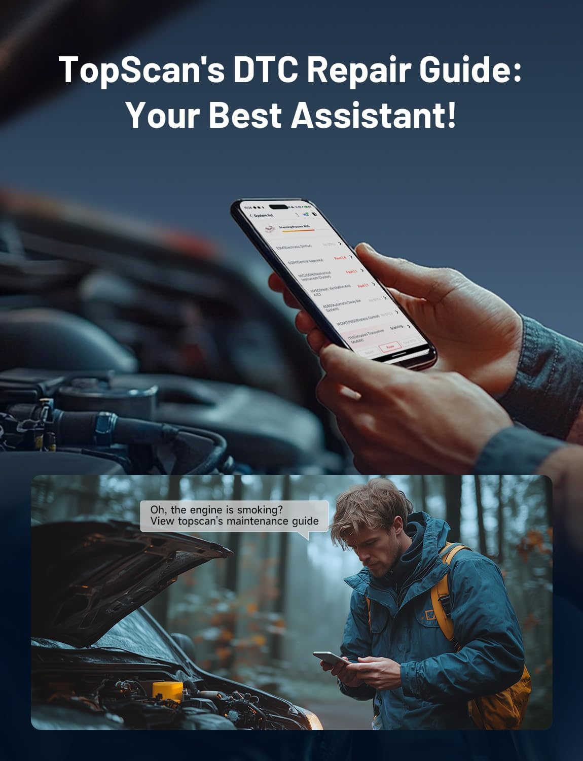 TOPDON TopScan Lite Bluetooth OBD2 Scanner – Full System Diagnostics - Image 2