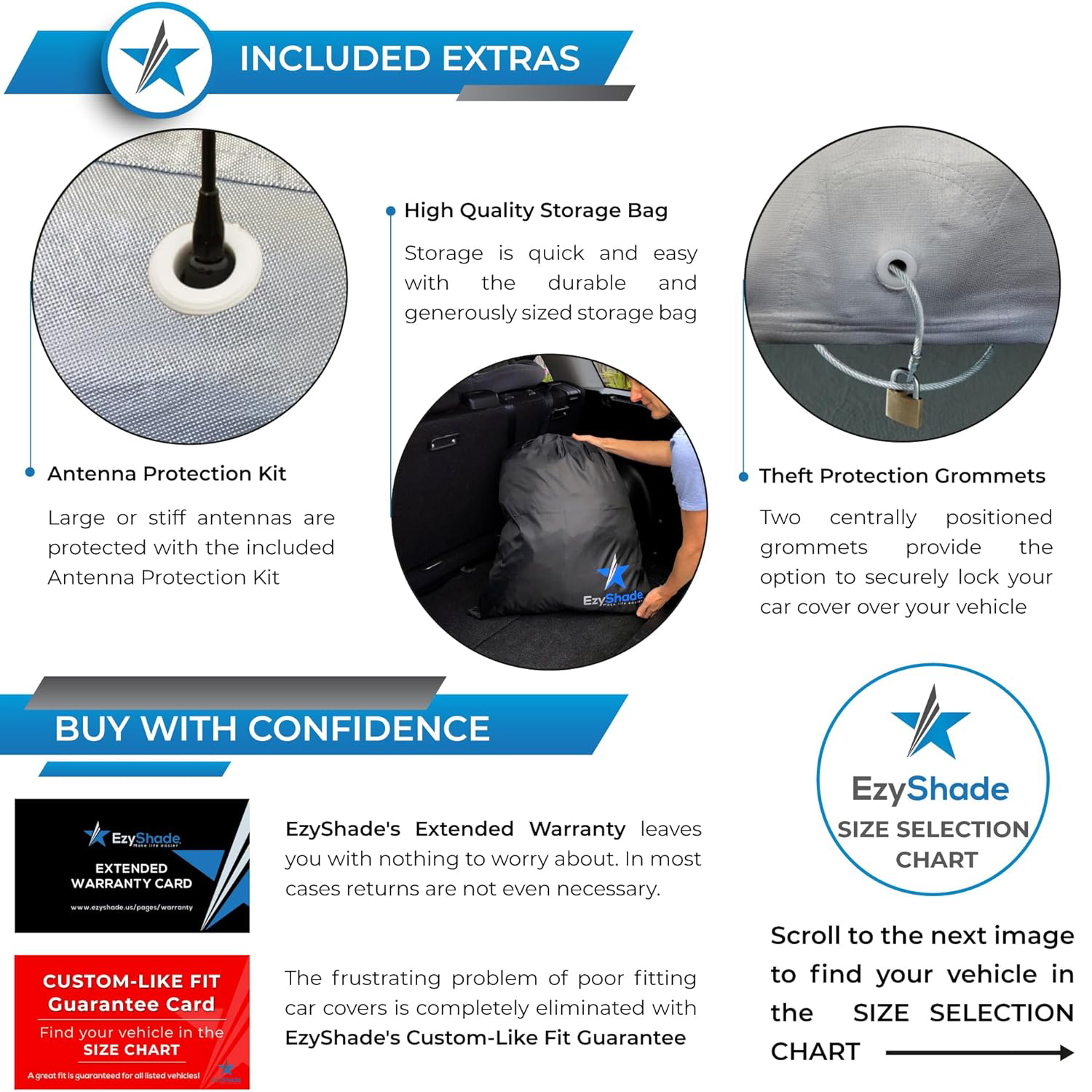 EzyShade 10-Layer Waterproof Car Cover – All-Weather Protection - Image 5