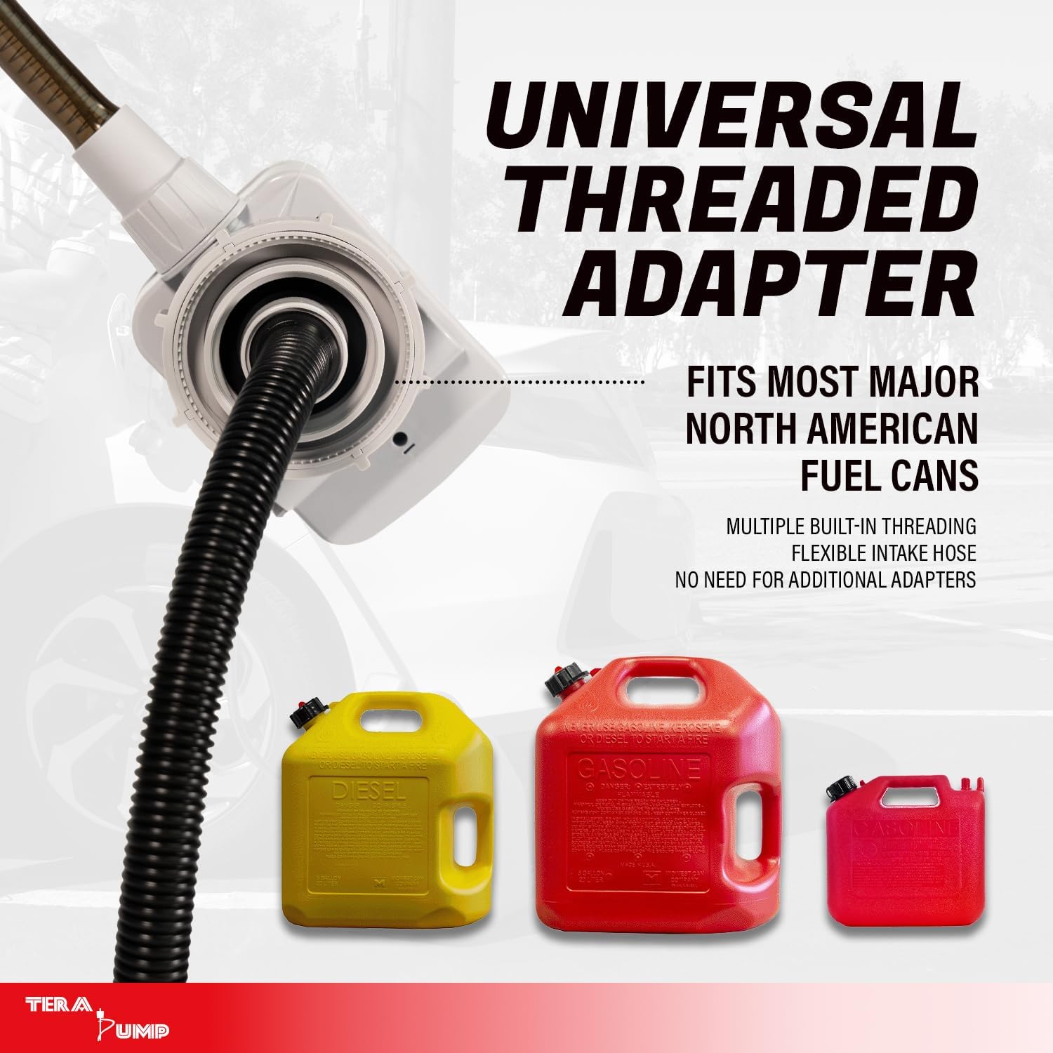 Tera Pump TRFA03 Battery-Powered Fuel Transfer Pump – 2.6 GPM, No-Spill Sensor - Image 8