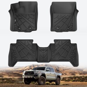 Custom Fit Floor Mats for Toyota Tacoma 2016-2023 – TPE, All-Weather