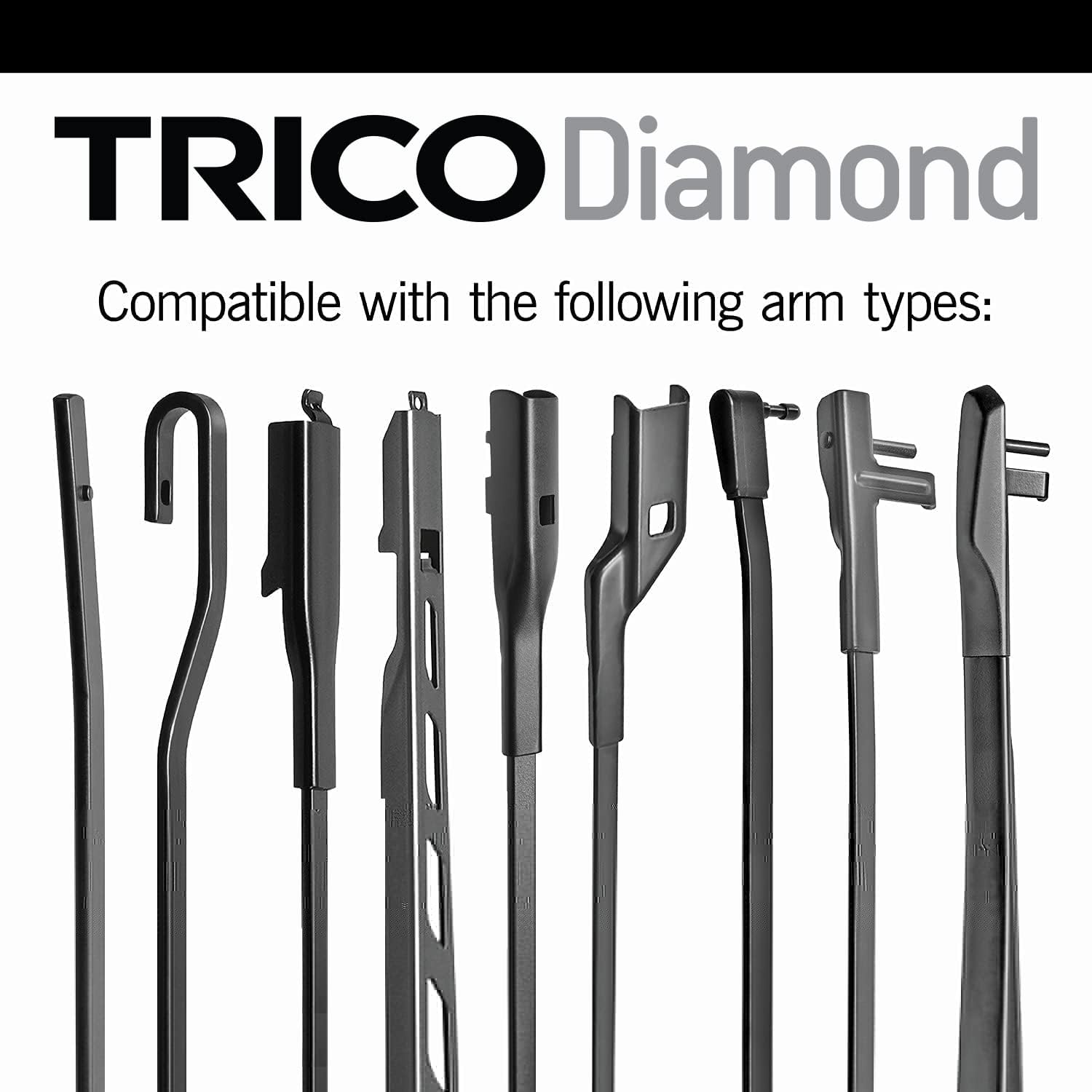 TRICO 24" + 22" Premium All-Weather Wiper Blades Set, Beam Design - Image 3