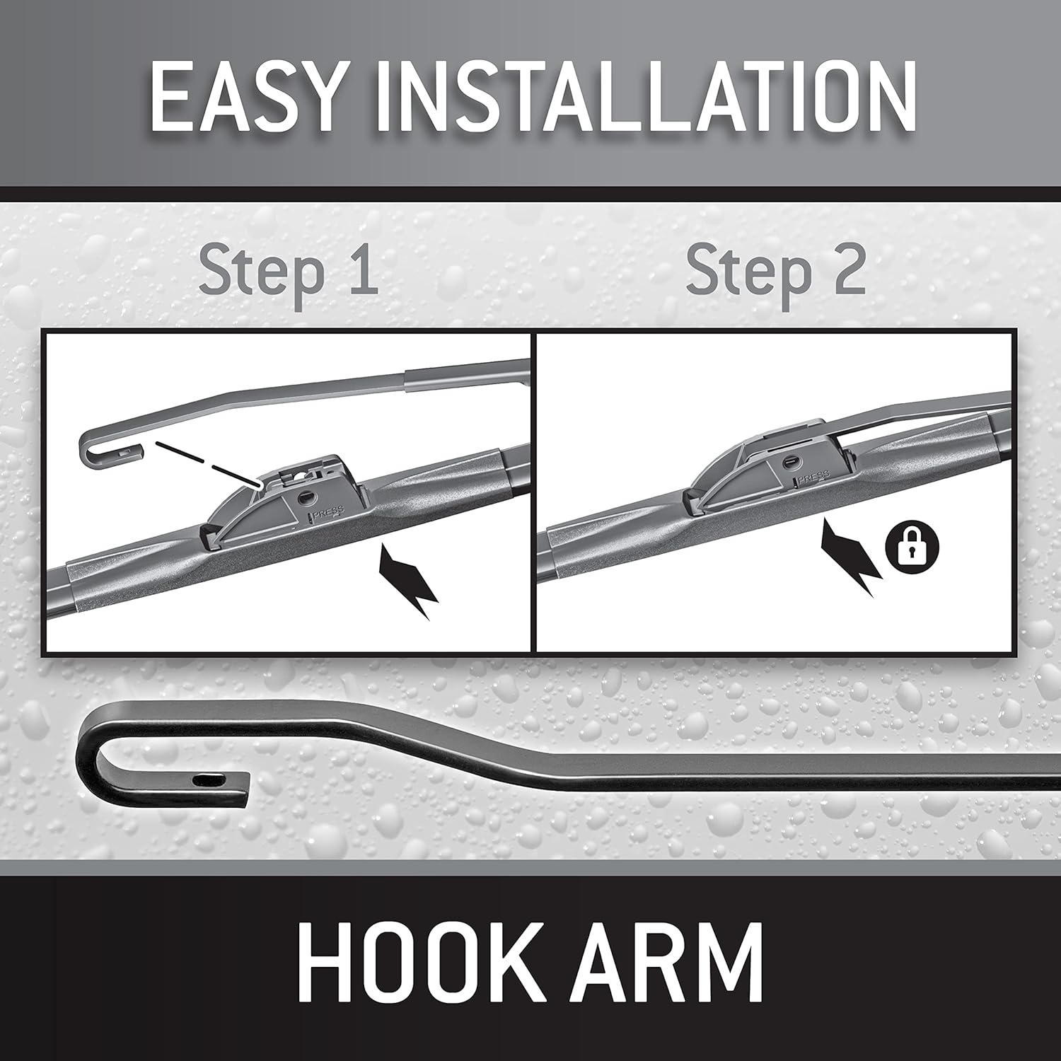 TRICO 24" + 22" Premium All-Weather Wiper Blades Set, Beam Design - Image 4