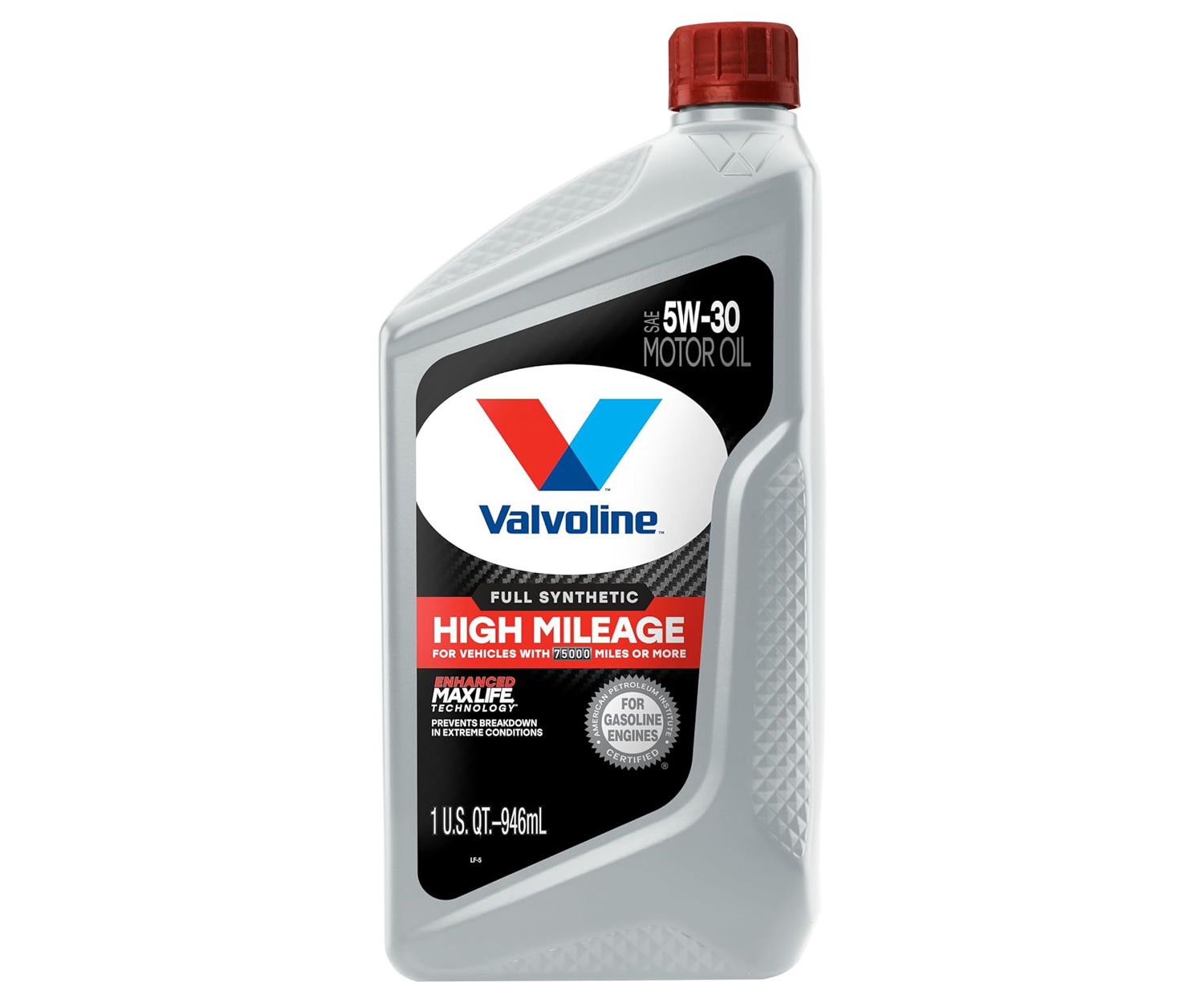 Valvoline Full Synthetic 5W-30 High Mileage Motor Oil – MaxLife Tech, 6-Pack - Image 7