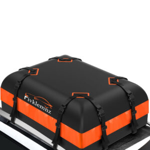 Waterproof Car Roof Cargo Carrier Bag with Reinforced Straps & Anti-Slip Mat